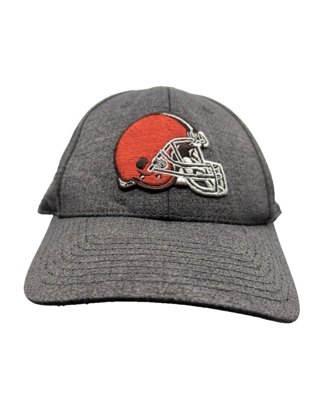 Cleveland Browns NFL Team Apparel Hat Gray Orange Helmet Adjustable Football
